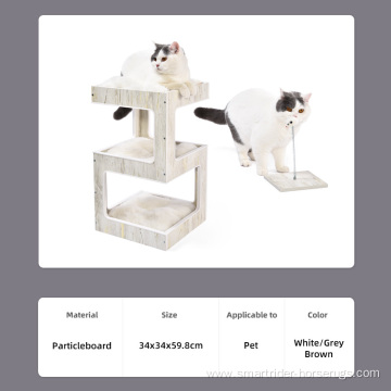 Three Layers Cat Tree Furniture Spring Toy